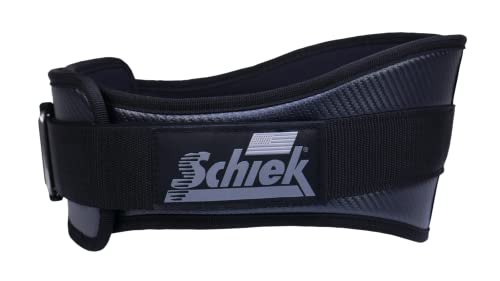Schiek Sports 3004 Gewichthebergürtel aus Kohlefaser – Powerlifting-Gürtel für den unteren Rücken von Schiek