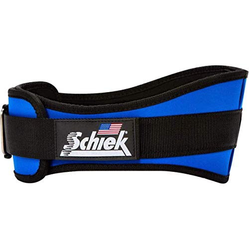 Schiek Sports Unisex Gürtel Comfort Fit Rückenbreite 15 cm, Unisex, Blau, L von Schiek