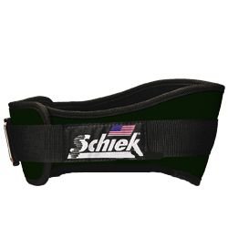 Schiek Sports Unisex Gürtel mit bequemer Passform Rückenbreite 15 cm, Unisex-Erwachsene, Waldgrün, L von Schiek