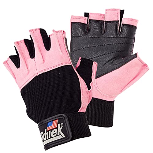 Schiek Sports Handschuhe mit Handgelenkbandage Modell 540 in pink Gr.XS von Schiek