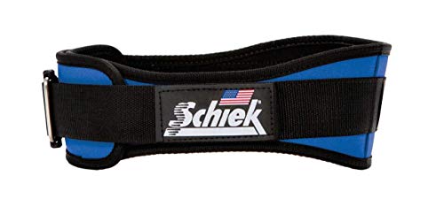 Schiek Sports Schiek Gewichthebergürtel, Nylon, 11,4 cm, Königsblau, L (35-41) von Schiek
