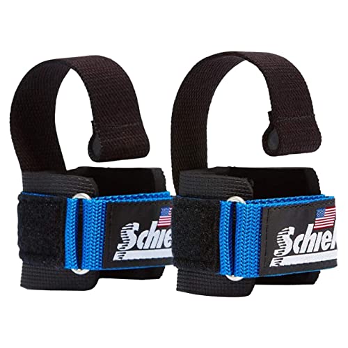 Schiek Sports Zughilfen mit Handgelenkschutz Modell 1000DLS (blau) von Schiek