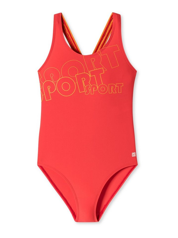Schiesser Badeanzug Aqua Teen Girls Bade-Anzug Schwimmen bauchweg von Schiesser