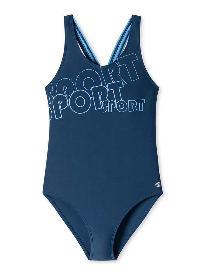 Schiesser Badeanzug Aqua Teen Girls Bade-Anzug Schwimmen bauchweg von Schiesser