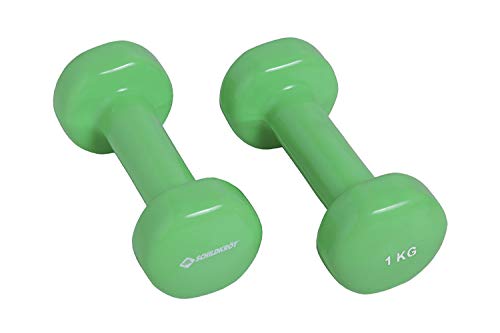 Schildkröt Vinyl Hantel Sets, in verschiedenen Gewichten wählbar, 0,5kg - 3,0kg, in den Farben: Grün & Anthrazit, in 4-Farb Karton, 960005 Schildkröt Vinyl Hantel Sets, in verschiedenen Gewichten wählbar, 0,5kg - 3,0kg, in den Farben: Grün & Anthrazit, in 4-Farb Karton, 960005 von Schildkröt
