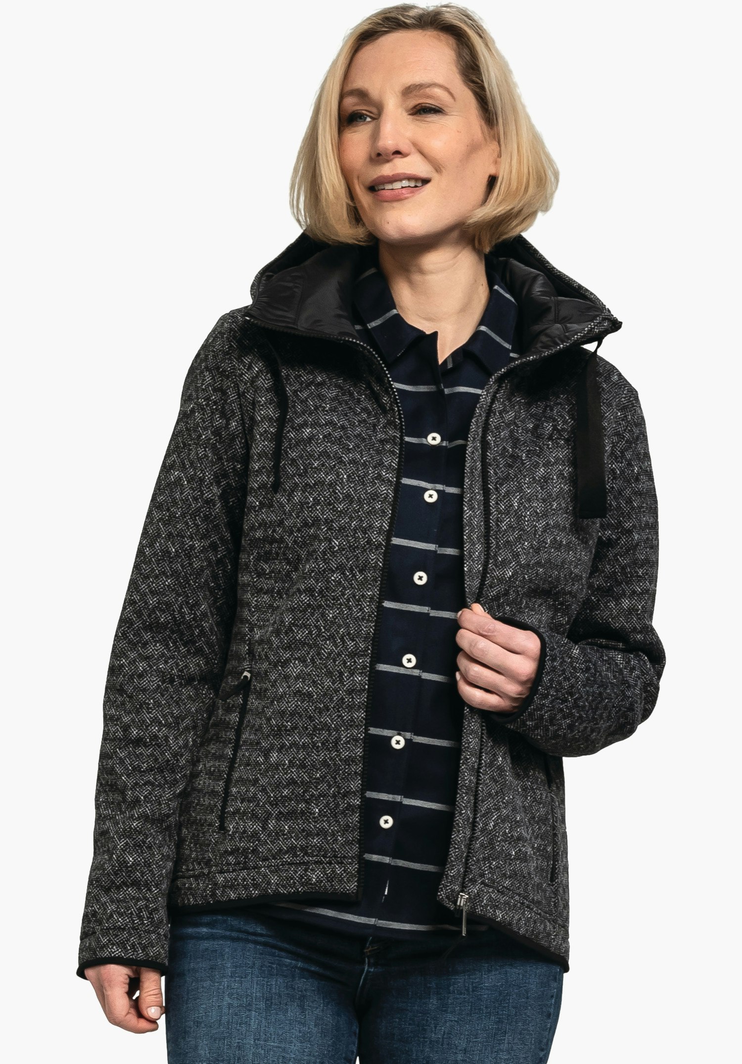 Fleece Hoody Aurora L von Schöffel