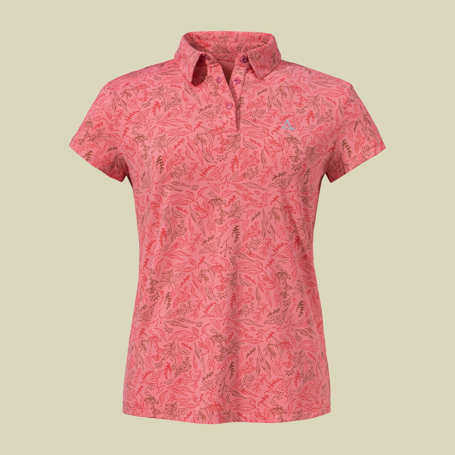 Polo Shirt Sternplatte L Women 40 rot - clasping rose von Schöffel