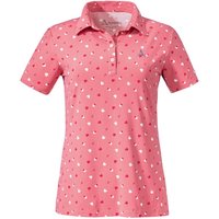 Schöffel Achhorn Polo Shirt L Damen rosa Gr. 40 von Schöffel
