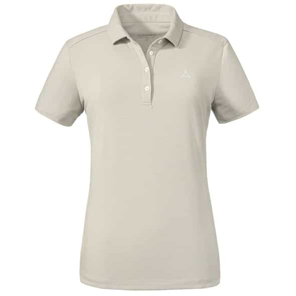 Schöffel CIRC Polo Shirt Tauron L Damen (Weiß 34) Wanderbekleidung von Schöffel