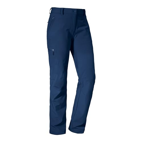 Schöffel Damen Pants Ascona, leichte und komfortable Wanderhose für Frauen, vielseitige Outdoor Hose mit optimaler Passform und praktischen Taschen, dress blues, 76 von Schöffel