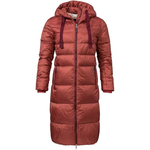 Schöffel Damen Down Coat Kenosha L, wind- und wasserabweisender Daunenmantel mit RDS-zertifizierten Federn, leichte Winter Wanderjacke mit Wärmekragen und Kapuze von Schöffel