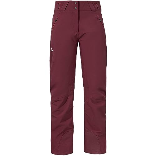 Schöffel Damen Ski Pants Weissach L Hose, Dark Burgundy, 40 von Schöffel