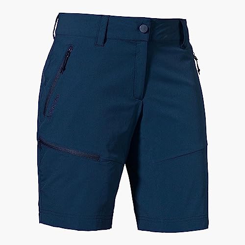 Schöffel Damen Shorts Toblach2, leichte und kühlende kurze Wanderhose mit elastischem Stoff, vielseitige Outdoor Hose mit optimaler Passform und praktischen Taschen, dress blues, 34 von Schöffel