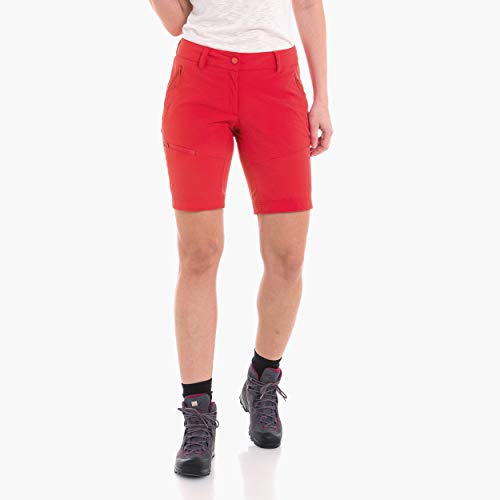 Schöffel Damen Shorts Toblach2 leichte und kühlende kurze Wanderhose mit elastischem Stoff, vielseitige Outdoor Hose mit optimaler Passform und praktischen Taschen, lollipop, 36 von Schöffel