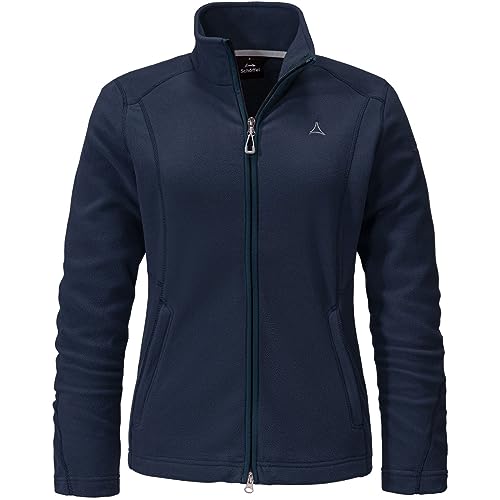 Schöffel Damen Fleece Jacket Leona3, navy blazer, 50 von Schöffel