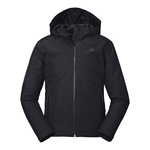 Schöffel Herren Jacket Wamberg M, winddichte, atmungsaktive Regenjacke, komfortable Outdoor Jacke, Wanderjacke mit verstellbarer Kapuze,schwarz 56 Schöffel Herren Jacket Wamberg M, winddichte, atmungsaktive Regenjacke, komfortable Outdoor Jacke, Wanderjacke mit verstellbarer Kapuze,schwarz 56 von Schöffel