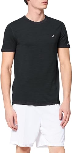Schöffel Herren Merino Sport Shirt 1/2 Arm M, temperaturregulierendes Unterhemd, atmungsaktives Funktionsunterwäsche-Shirt in Wollqualität, anthrazit, L von Schöffel