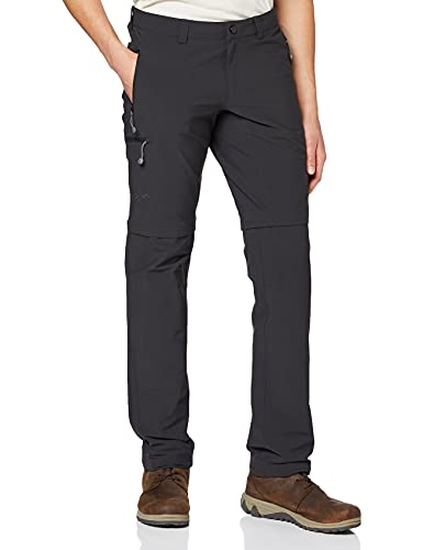 Schöffel Herren Pants Koper Zip Off, flexibel einsetzbare Wanderhose für Männer, strapazierfähige und wasserabweisende Outdoor Hose, black, 52 von Schöffel
