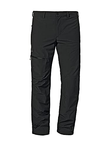 Schöffel Herren Pants Koper1 Warm M, gefütterte Wanderhose mit 4 Wege-Stretch, robuste Thermohose mit vorgeformten Knien, schnelltrocknend und geruchshemmend, black, 48 von Schöffel