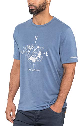 Schöffel Herren Perth1 T-Shirt, Blue Horizon, 46 von Schöffel