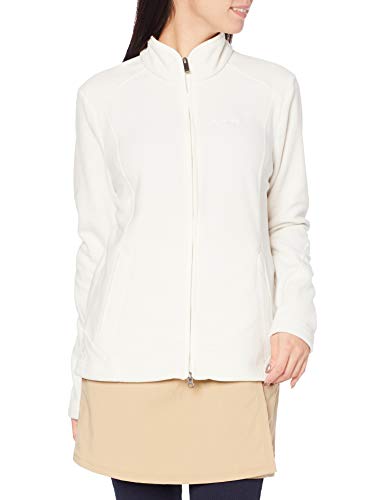 Schöffel Damen Fleece Jacket Leona2, leichte und warme Fleecejacke mit praktischen Taschen, atmungsaktive Outdoor Jacke für Frauen, whisper white, 38 von Schöffel