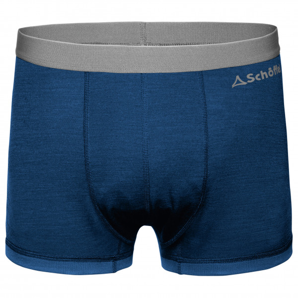 Schöffel - Merino Sport Boxershorts - Merinounterwäsche Gr L;M;S;XL;XXL blau;grau/schwarz von Schöffel