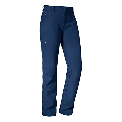 Schöffel Damen Pants Ascona, leichte und komfortable Wanderhose für Frauen, vielseitige Outdoor Hose mit optimaler Passform und praktischen Taschen, dress blues, 38 von Schöffel