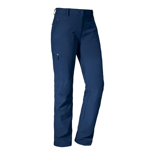 Schöffel Damen Pants Ascona, leichte und komfortable Wanderhose für Frauen, vielseitige Outdoor Hose mit optimaler Passform und praktischen Taschen, dress blues, 34 von Schöffel