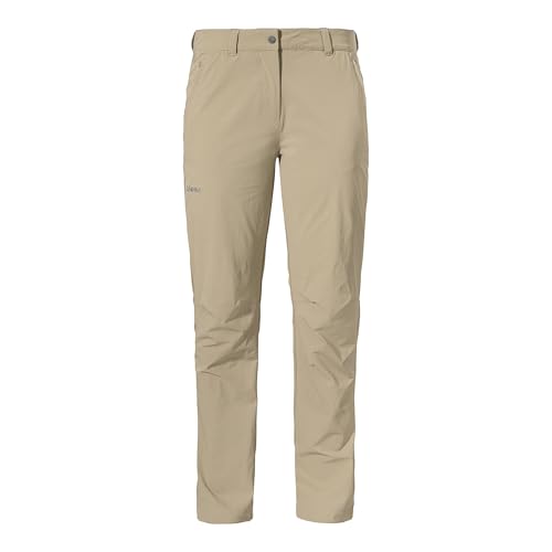 Schöffel Damen Pants Engadin1 Outdoorhose, Brandon Beige, 48 EU von Schöffel