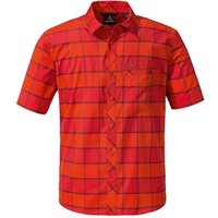 Schöffel Shirt Bruchstein M Herren Wanderhemd rot-orange Gr. 54 von Schöffel
