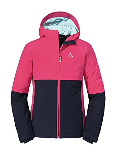 Schöffel Mädchen Ski Jacket Joran G, wasserdichte, atmungsaktive Skijacke, Kinder Winterjacke mit 4-Wege-Stretch und Schneefang, hot pink, 152 von Schöffel