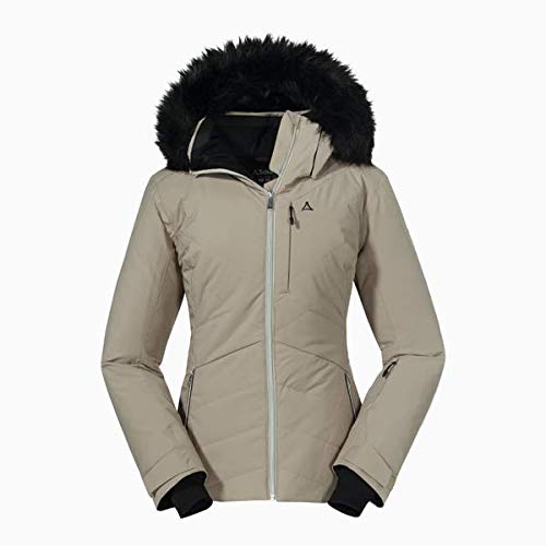 Schöffel Damen Ski Jacket Valisera L, wind- und wasserdichte Skijacke, warme und atmungsaktive Outdoorjacke mit PrimaLoft Eco Wattierung von Schöffel