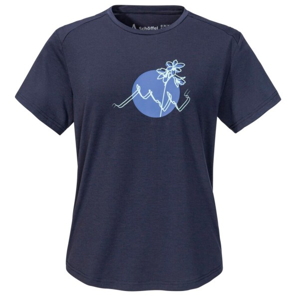 Schöffel - Women's T-Shirt Haberspitz - Funktionsshirt Gr 42 blau von Schöffel