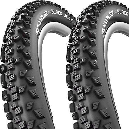 Schwalbe 2X Reifen Black Jack HS407 Draht 12x1.90 47-203 TwinSkin KG NMC sz von Schwalbe