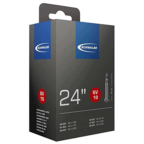 SCHWALBE Unisex-Adult KAMERE SW 24 SV10AP 40MM Box 40/62-507, Multicolour, One Size von Schwalbe