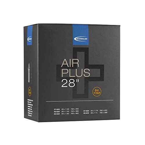 Schwalbe Unisex Air Plus Schlauch, schwarz, Einheitsgröße von Schwalbe