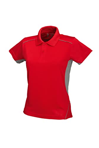 Schwarzwolf outdoor Herren Palisade Funktions-Poloshirt, Rot, L von Schwarzwolf outdoor