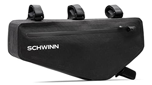 Schwinn Unisex-Erwachsene Explorer Bike Pack, Schwarz, 1.2 Liter Frame Pouch von Schwinn