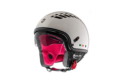 Helm HELMO Milano Demi Jet -ViaColVento- (XS, Weiss) von Scooter-ProSports