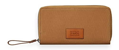 Scotch & Soda Leather & Suede-Trimmed Canvas Travel Wallet Combo A von Scotch & Soda