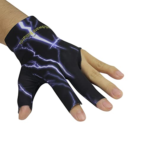 Scott Edward Billard-Handschuhe, 10 Stück/Set, 3 Finger, Billard-Handschuhe, Spandex, Lycra, für linke Hand, rechte Hand, Herren und Damen von Scott Edward