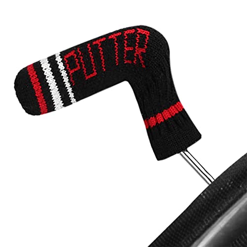 Scott Edward Putter-Abdeckung für Golfklingen, 1 Stück, doppellagig, gestrickt, passend für Blade Putter, niedlich und weich von Scott Edward