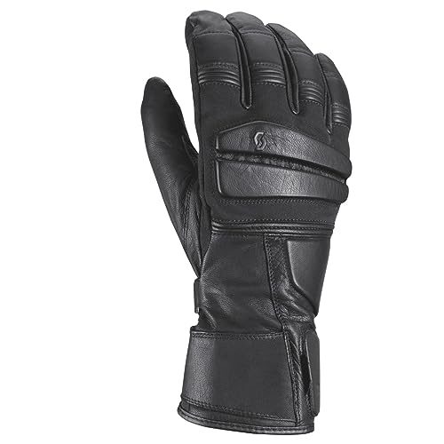 Scott Trafix DP Leder Motorrad Handschuhe schwarz 2024: Größe: L (10) von Scott