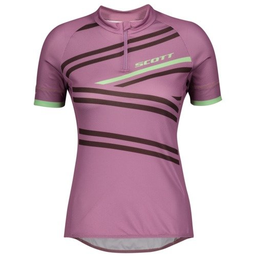 Scott Shirt Damen Endurance 30 s/sl - cassis pink/mint green/EU S von Scott Sports