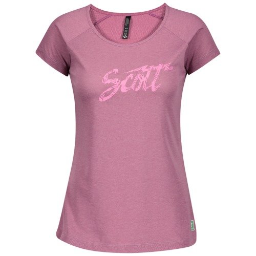 Scott Shirt Damen Trail Flow DRI s/sl - cassis pink/EU S von Scott Sports