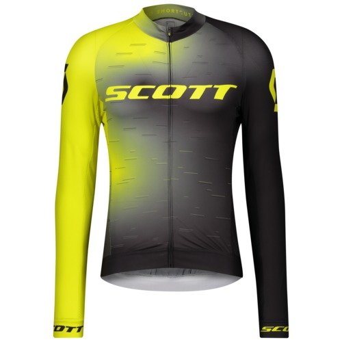 Scott Shirt M's RC Pro l/sl - sulphur yellow/black/S von Scott Sports