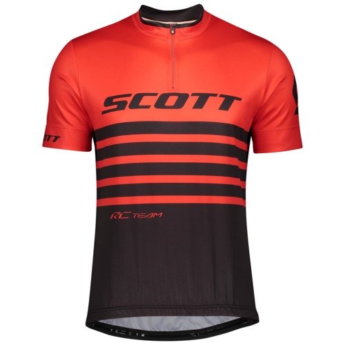 Scott Shirt M's RC Team 20 s/sl - fiery red/black/S von Scott Sports