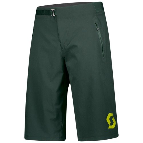 Scott Shorts M's Trail Vertic w/pad - smoked green/S von Scott Sports