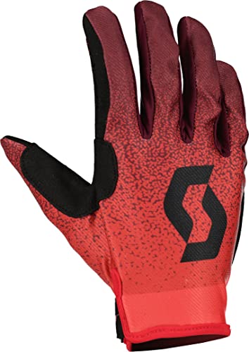 Scott 350 Dirt Evo MX Motocross/DH Fahrrad Handschuhe rot/schwarz 2023: Größe: M (9) von Scott