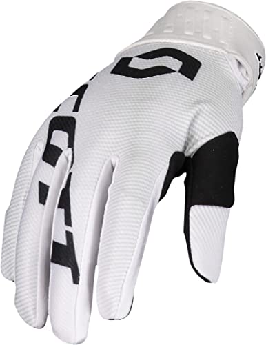 Scott 450 Fury MX Motocross/DH Fahrrad Handschuhe schwarz/weiß 2023: Größe: L (10) von Scott
